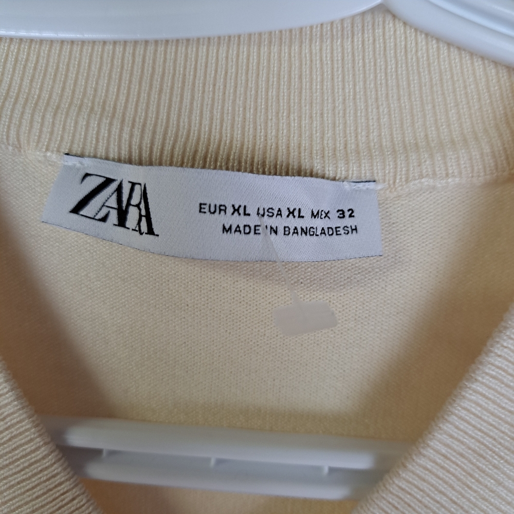 Zara V-neck Knit Sweater Vest - Picture 4 of 8